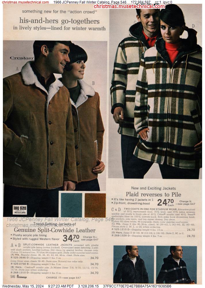 1966 JCPenney Fall Winter Catalog, Page 546