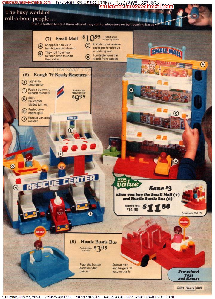 1978 Sears Toys Catalog, Page 77