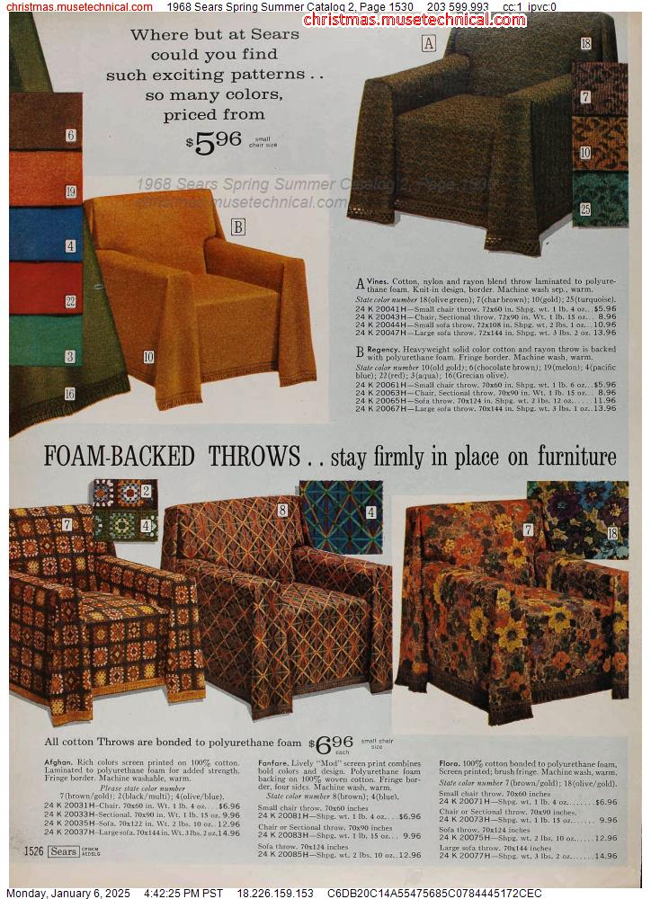 1968 Sears Spring Summer Catalog 2, Page 1530