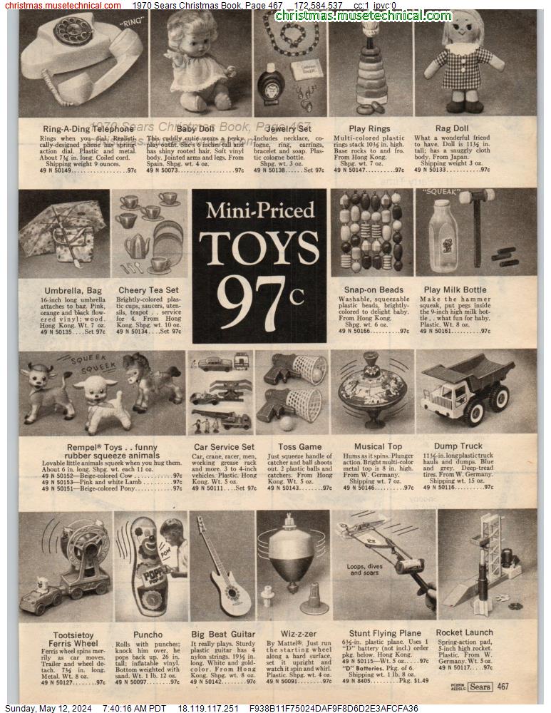1970 Sears Christmas Book, Page 467