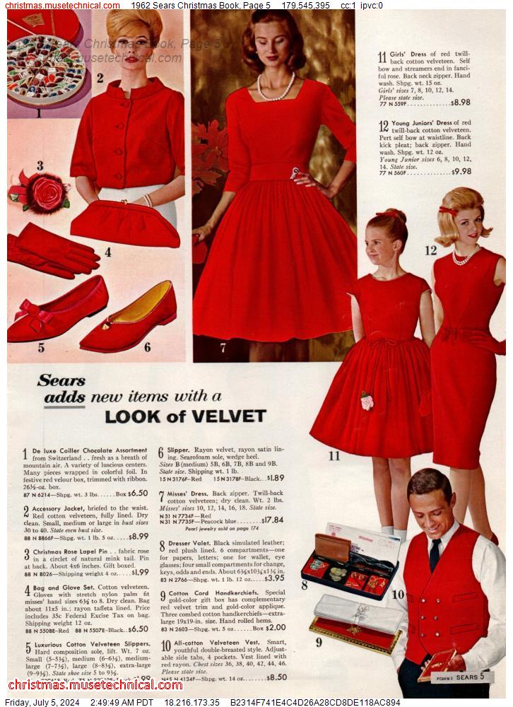 1962 Sears Christmas Book, Page 5