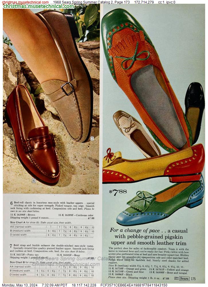 1968 Sears Spring Summer Catalog 2, Page 173