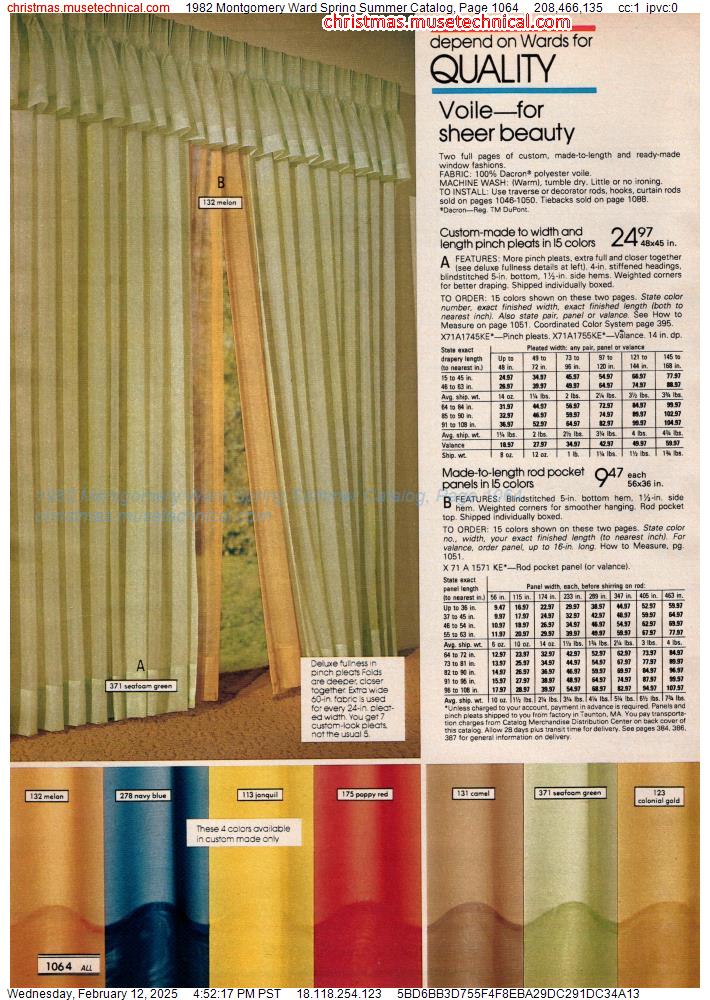 1982 Montgomery Ward Spring Summer Catalog, Page 1064