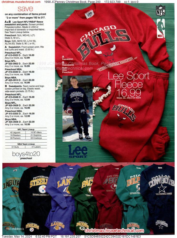 1998 JCPenney Christmas Book, Page 200