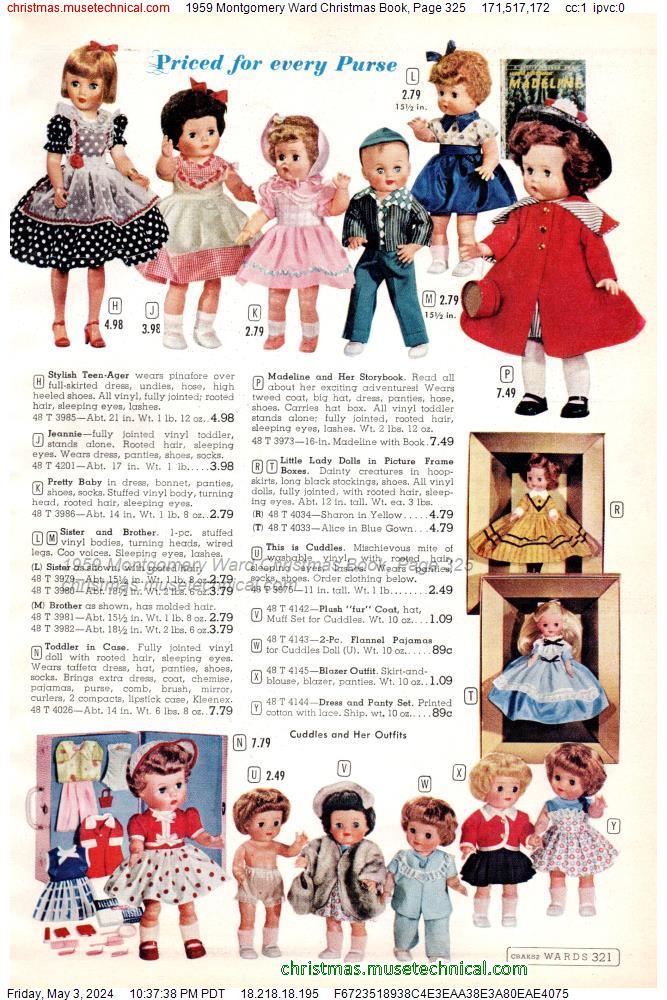 1959 Montgomery Ward Christmas Book, Page 325