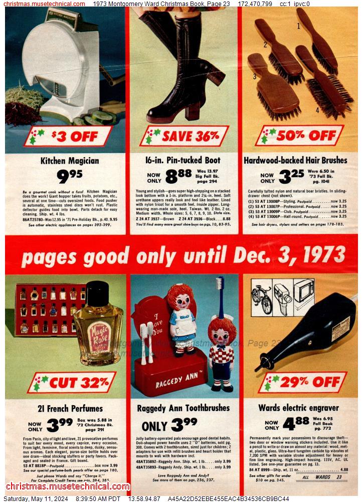 1973 Montgomery Ward Christmas Book, Page 23
