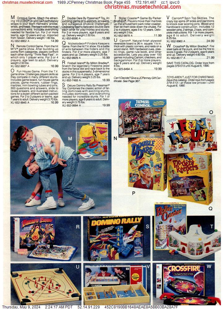 1989 JCPenney Christmas Book, Page 455