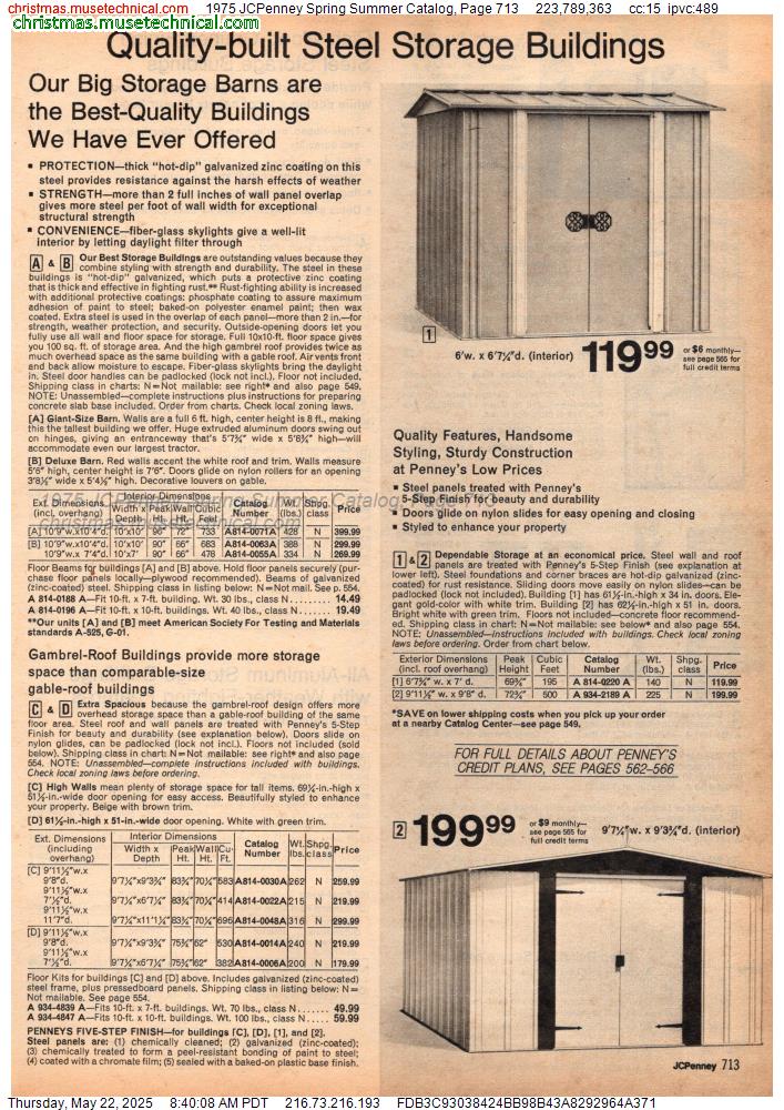 1975 JCPenney Spring Summer Catalog, Page 713
