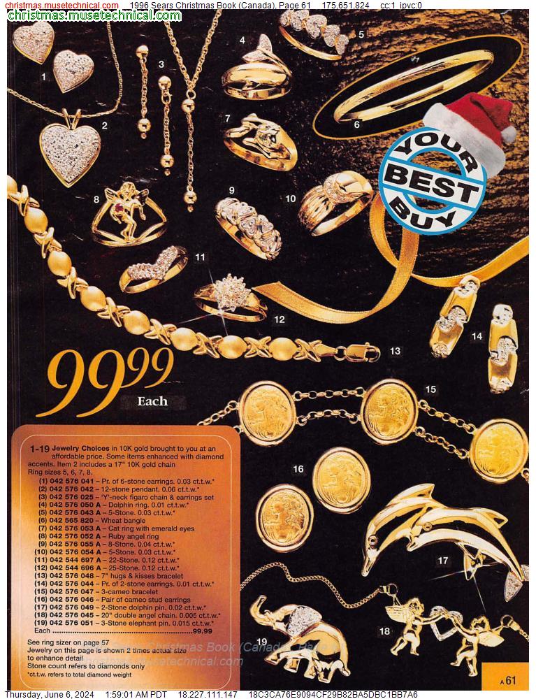 1996 Sears Christmas Book (Canada), Page 61