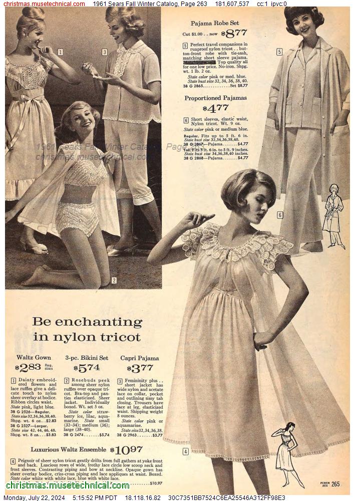 Vintage 1961 Sears Catalog - Page 197