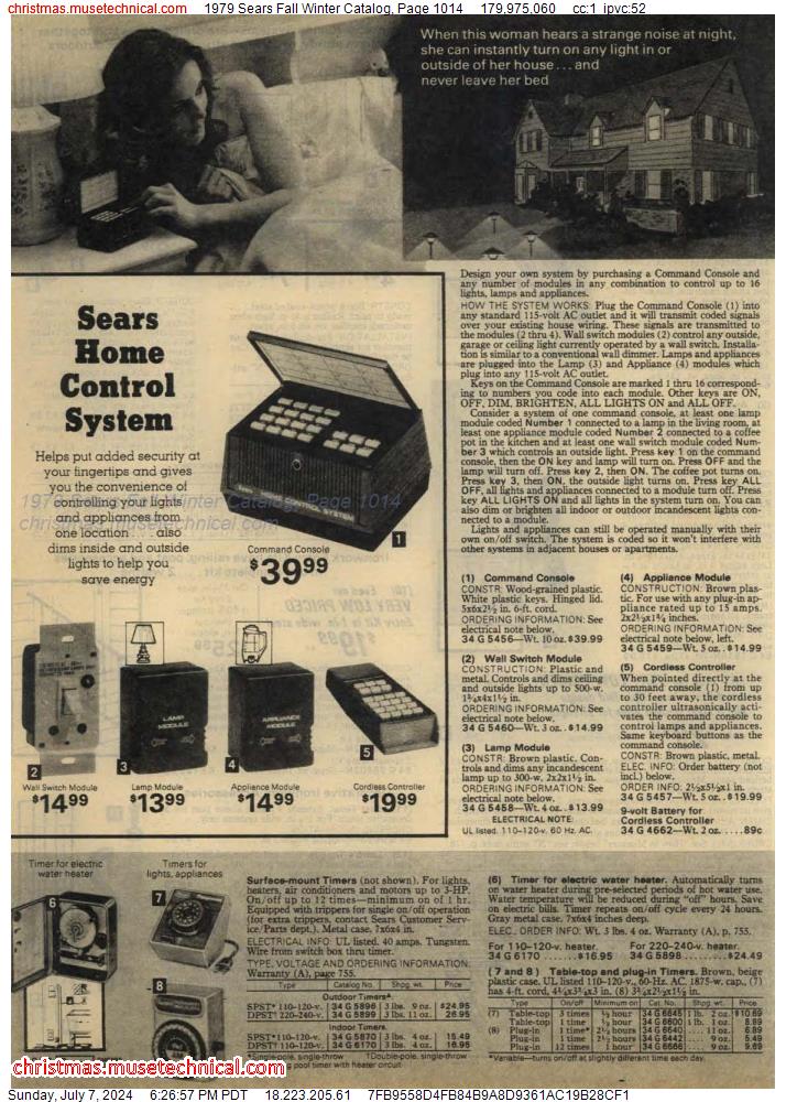 1979 Sears Fall Winter Catalog, Page 1014