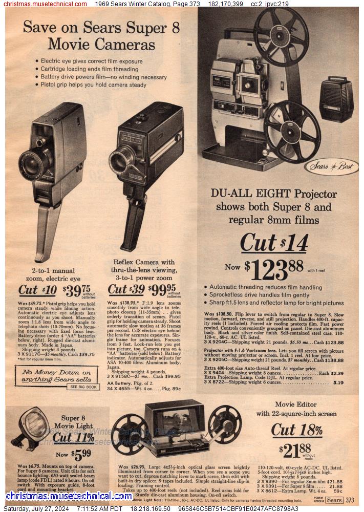 1969 Sears Winter Catalog, Page 373