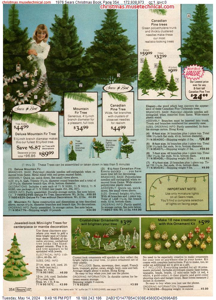 1976 Sears Christmas Book, Page 354