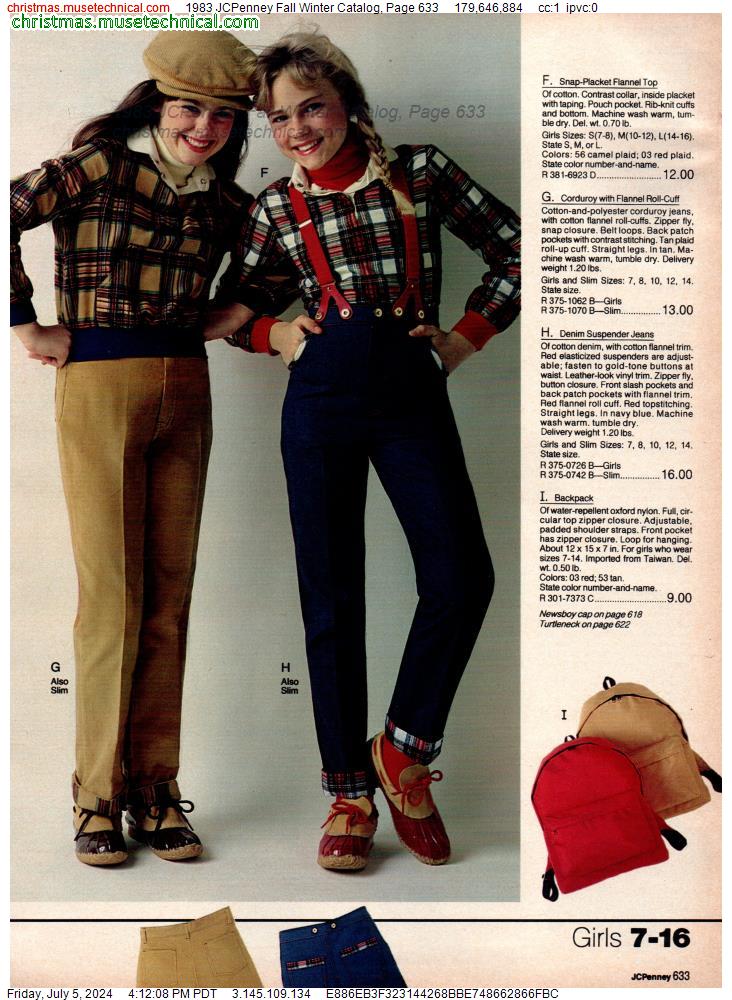 1983 JCPenney Fall Winter Catalog, Page 633