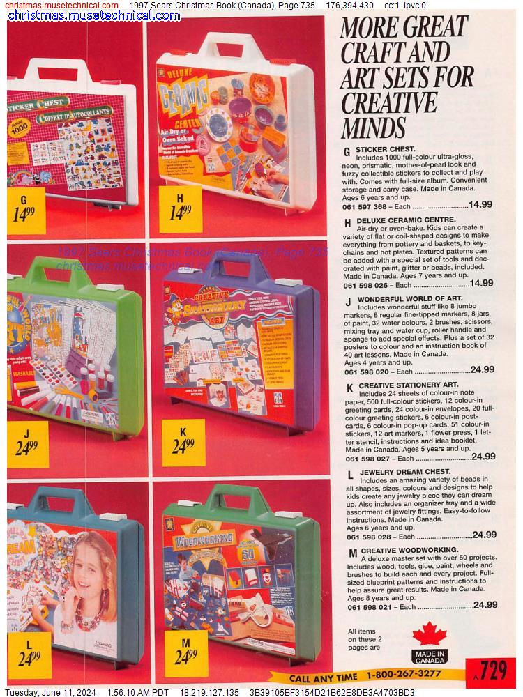 1997 Sears Christmas Book (Canada), Page 735