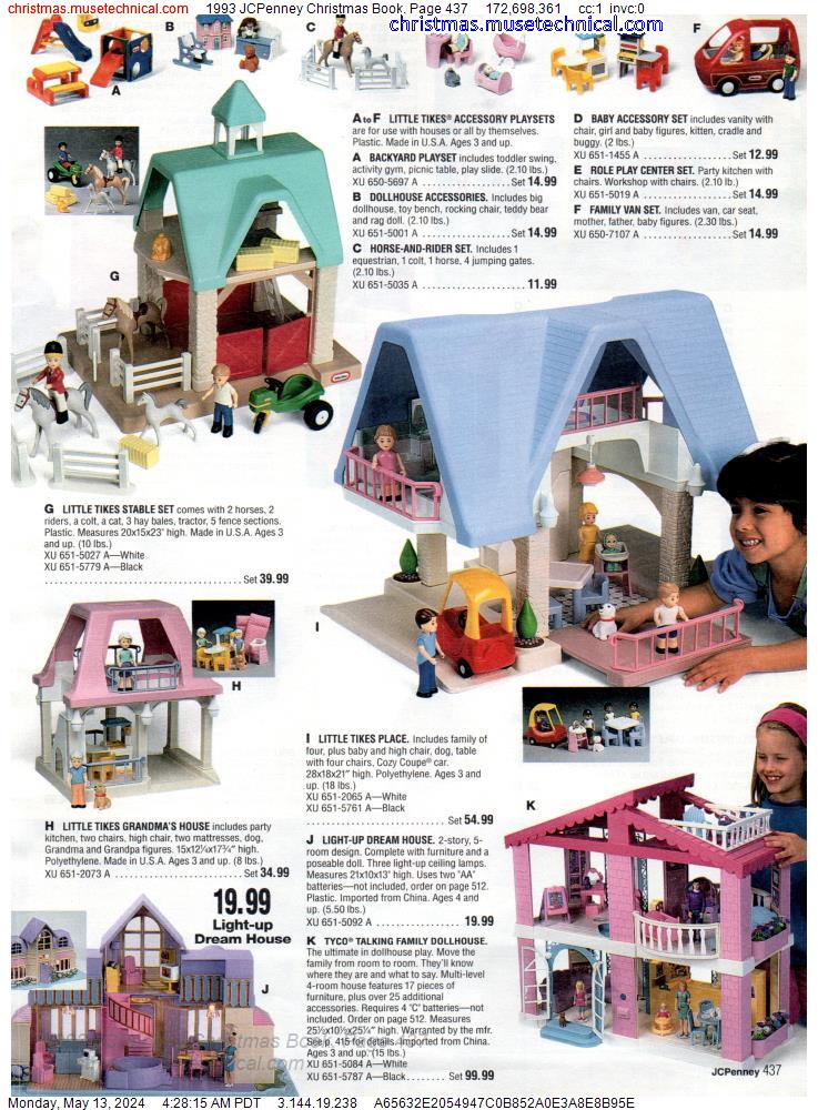 1993 JCPenney Christmas Book, Page 437