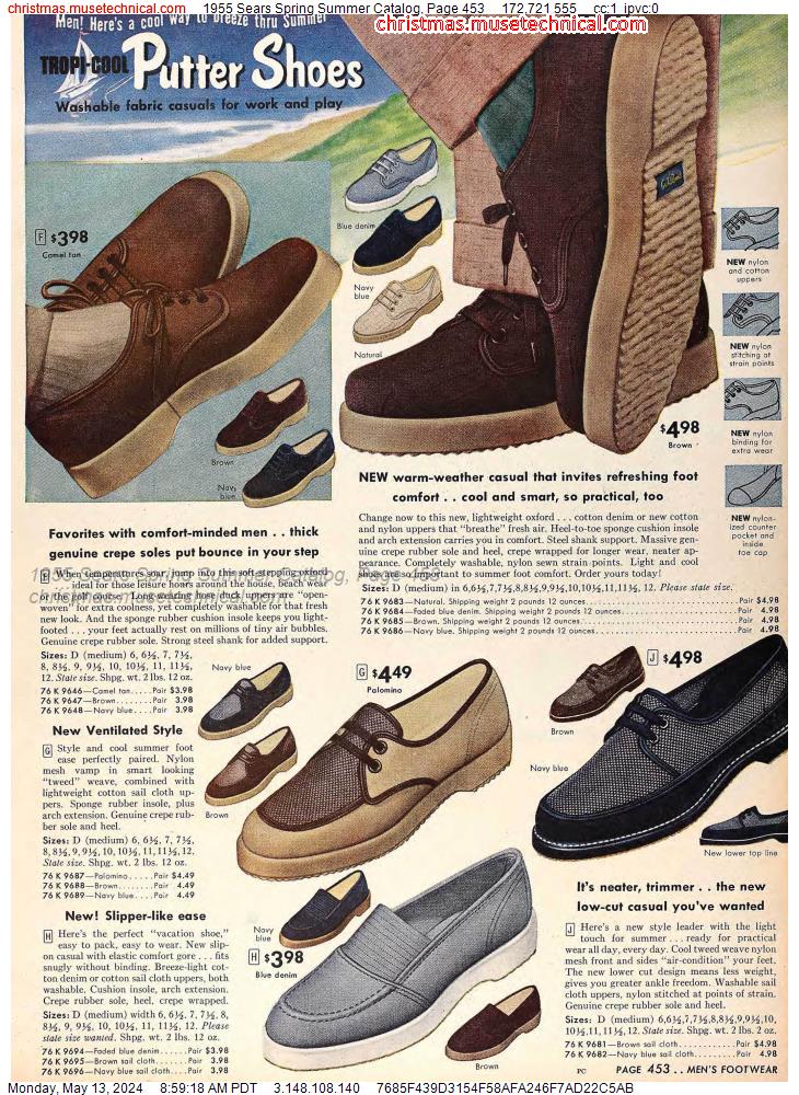 1955 Sears Spring Summer Catalog, Page 453