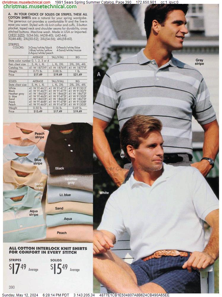1991 Sears Spring Summer Catalog, Page 390
