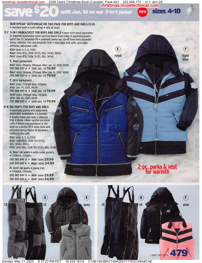 2006 Sears Christmas Book (Canada), Page 491