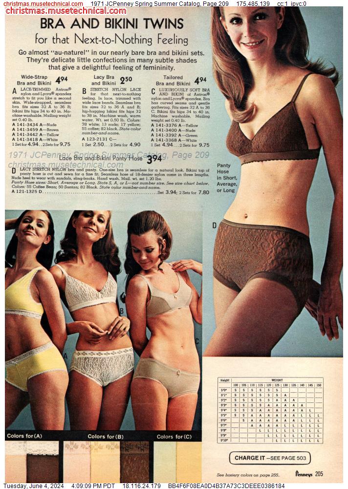 1971 JCPenney Spring Summer Catalog, Page 209
