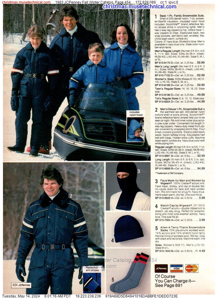 1983 JCPenney Fall Winter Catalog, Page 454