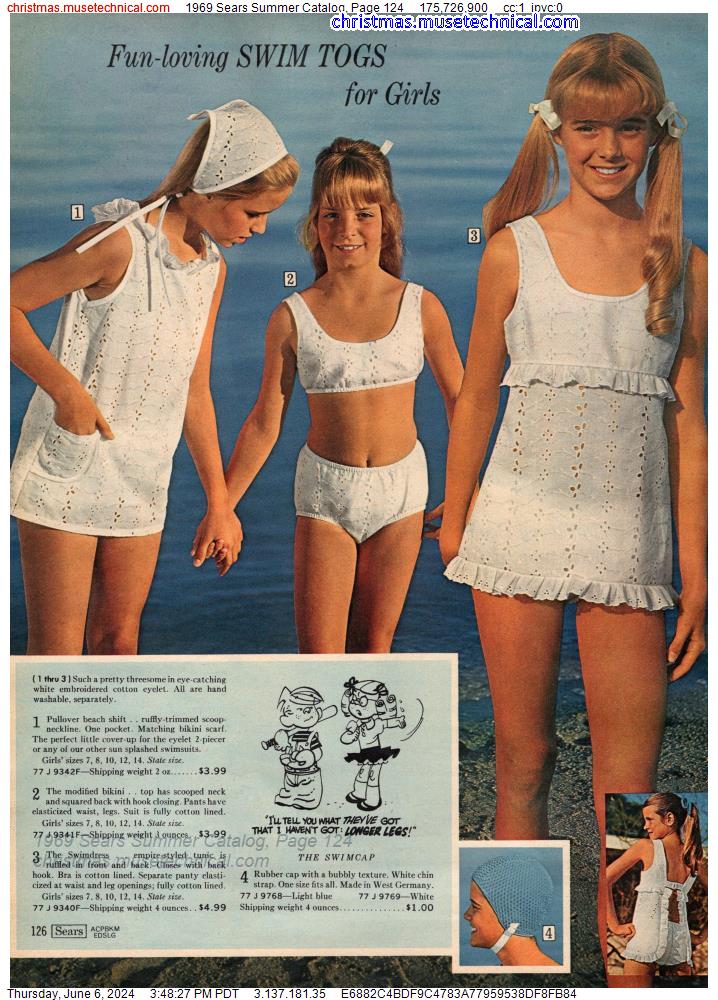 1969 Sears Summer Catalog, Page 124