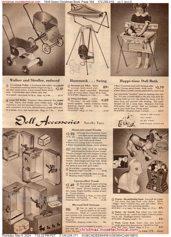 1949 Sears Christmas Book, Page 169