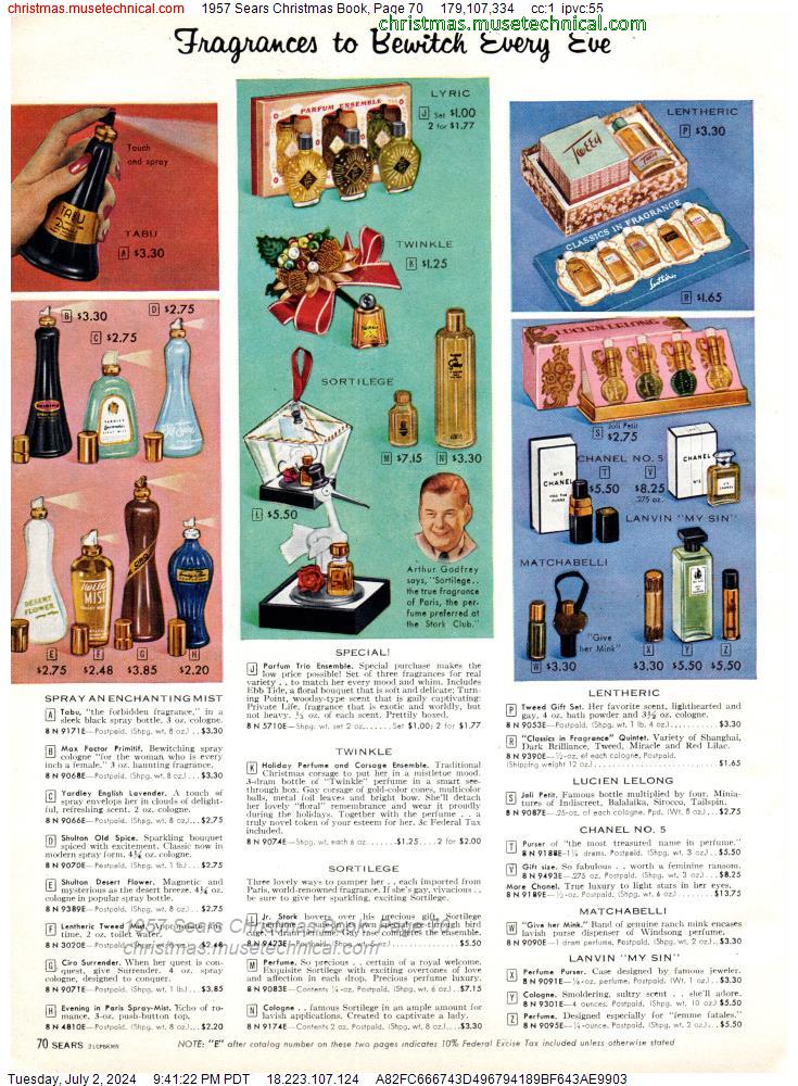 1957 Sears Christmas Book, Page 70