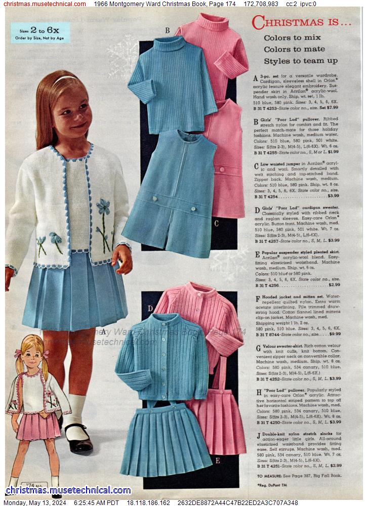 1966 Montgomery Ward Christmas Book, Page 174
