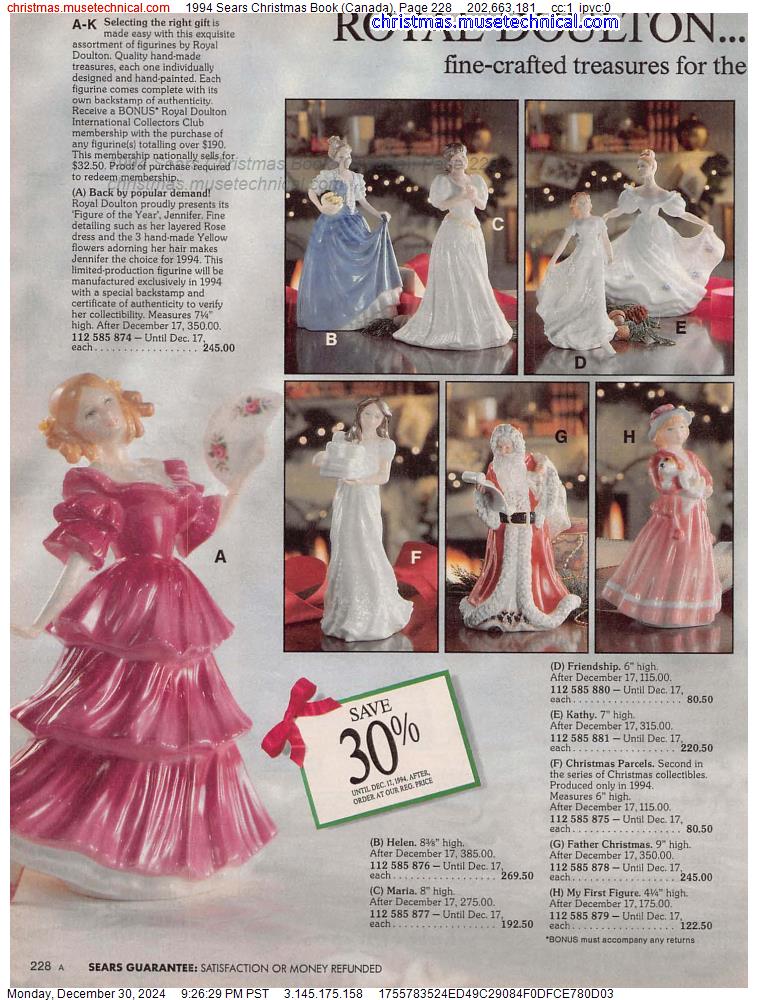 1994 Sears Christmas Book (Canada), Page 228