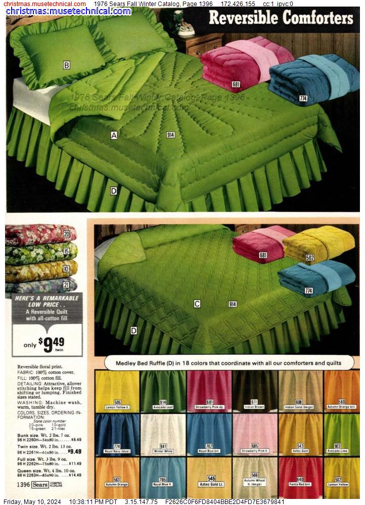 1976 Sears Fall Winter Catalog, Page 1396