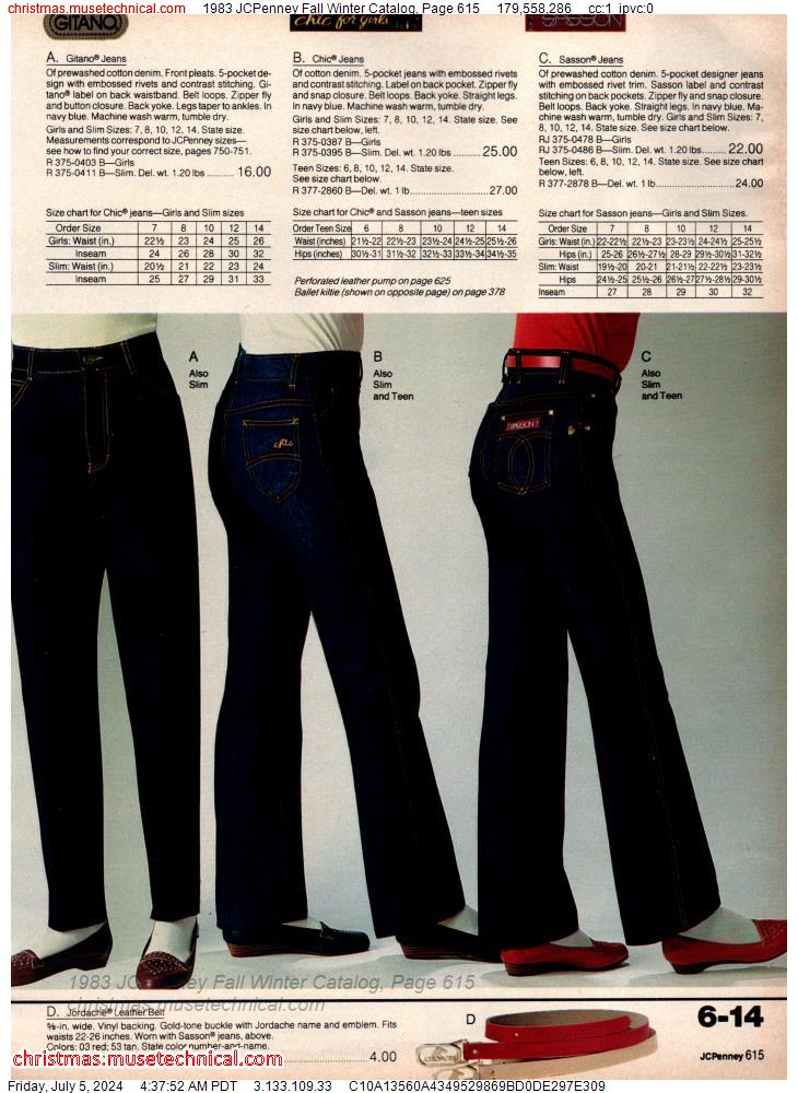 1983 JCPenney Fall Winter Catalog, Page 615
