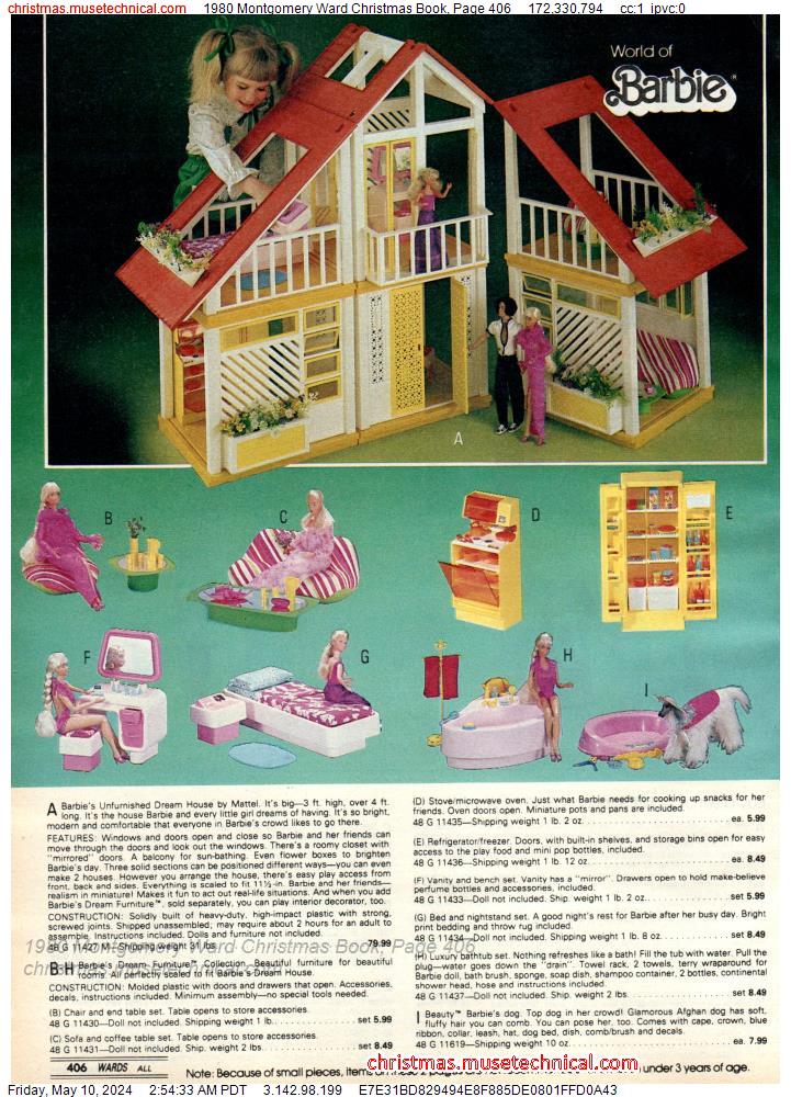 1980 Montgomery Ward Christmas Book, Page 406