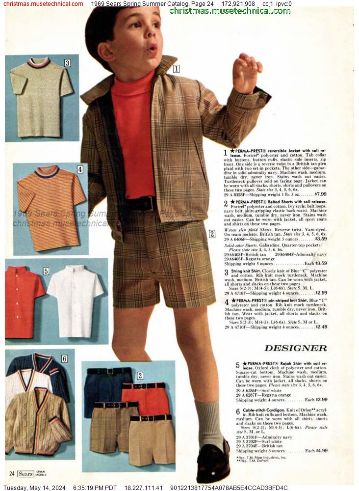 1969 Sears Spring Summer Catalog, Page 24