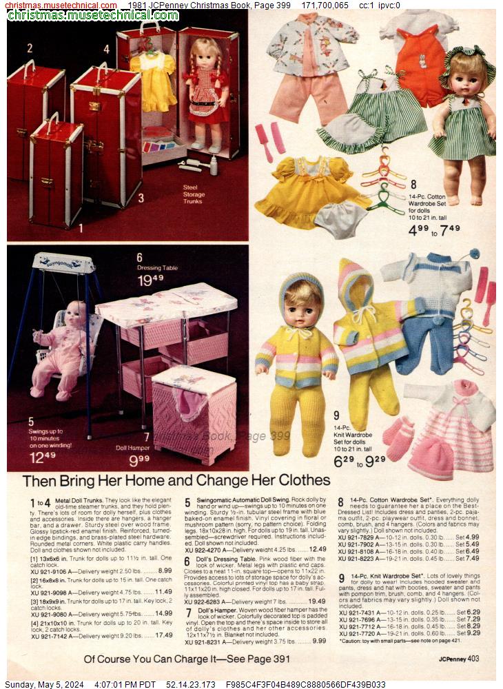 1981 JCPenney Christmas Book, Page 399