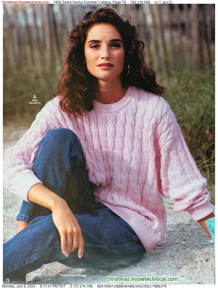 1992 Sears Spring Summer Catalog, Page 78