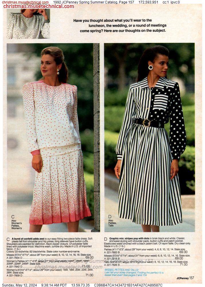 1992 JCPenney Spring Summer Catalog, Page 157