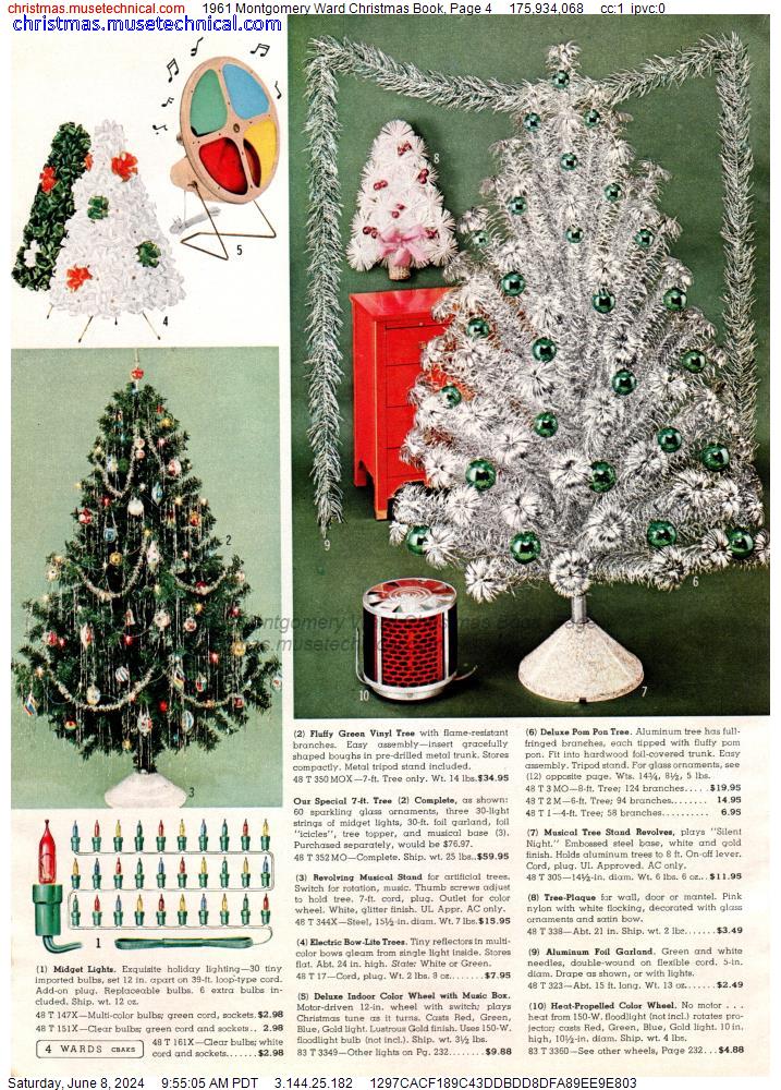 1961 Montgomery Ward Christmas Book, Page 4