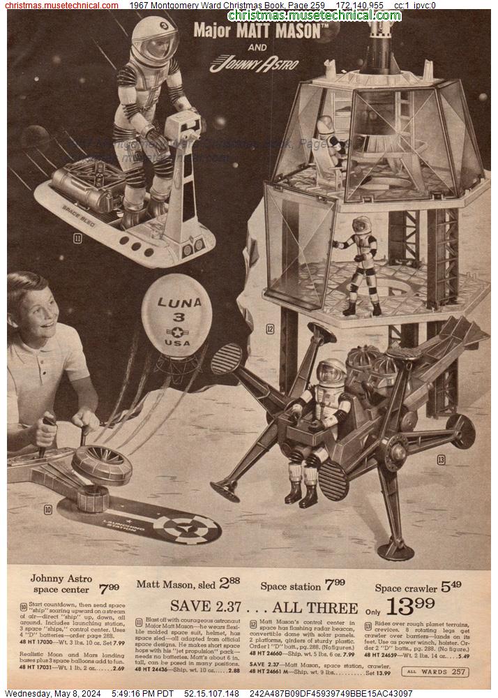 1967 Montgomery Ward Christmas Book, Page 259