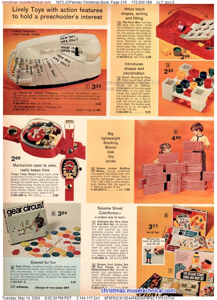 1972 JCPenney Christmas Book, Page 310
