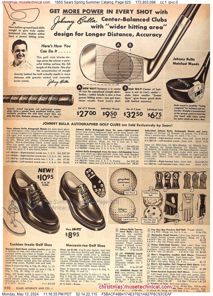 1955 Sears Spring Summer Catalog, Page 925
