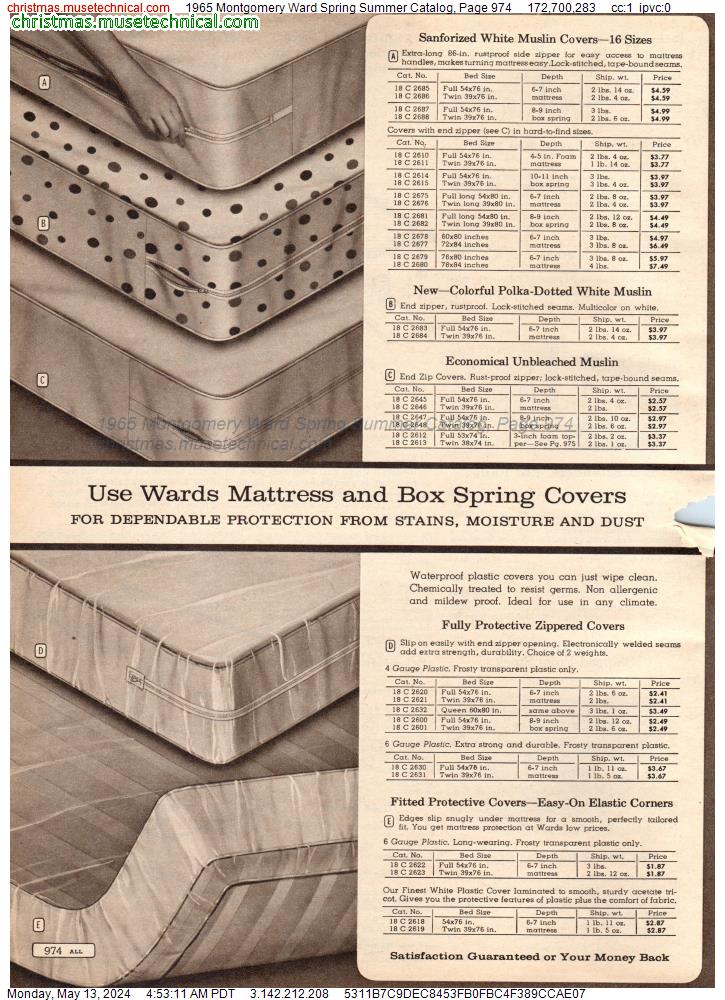 1965 Montgomery Ward Spring Summer Catalog, Page 974