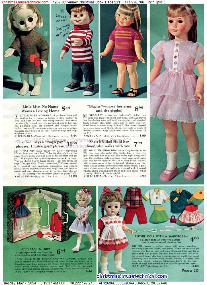1967 JCPenney Christmas Book, Page 231