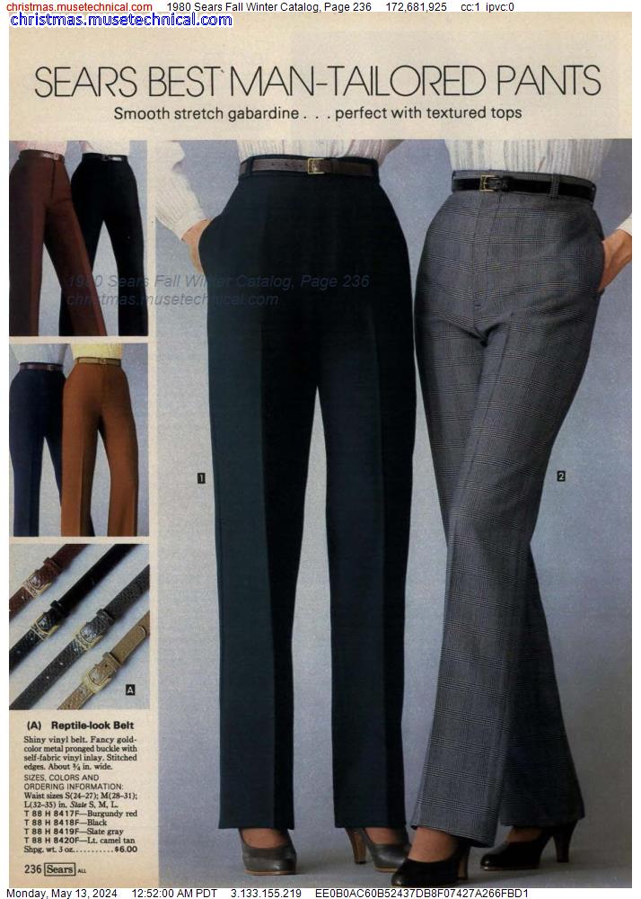 1980 Sears Fall Winter Catalog, Page 236