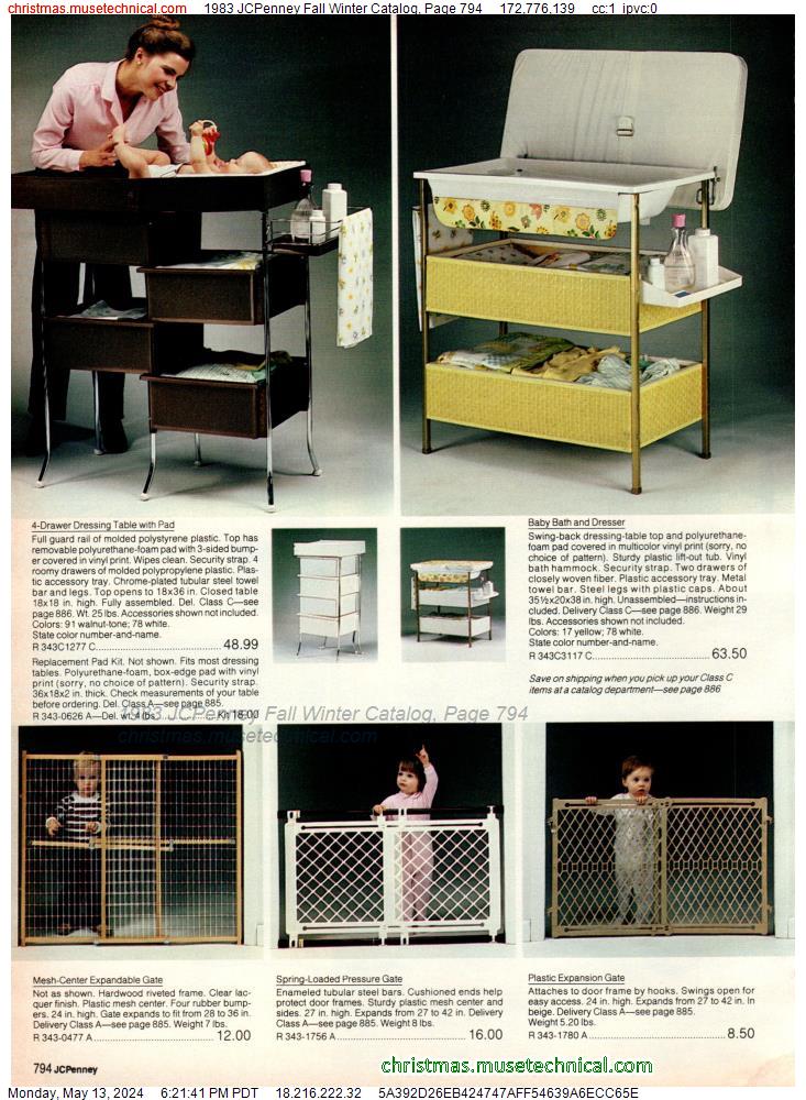 1983 JCPenney Fall Winter Catalog, Page 794