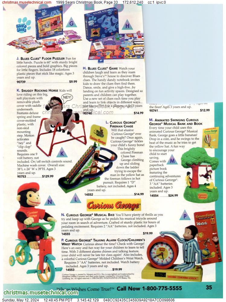 1999 Sears Christmas Book, Page 33