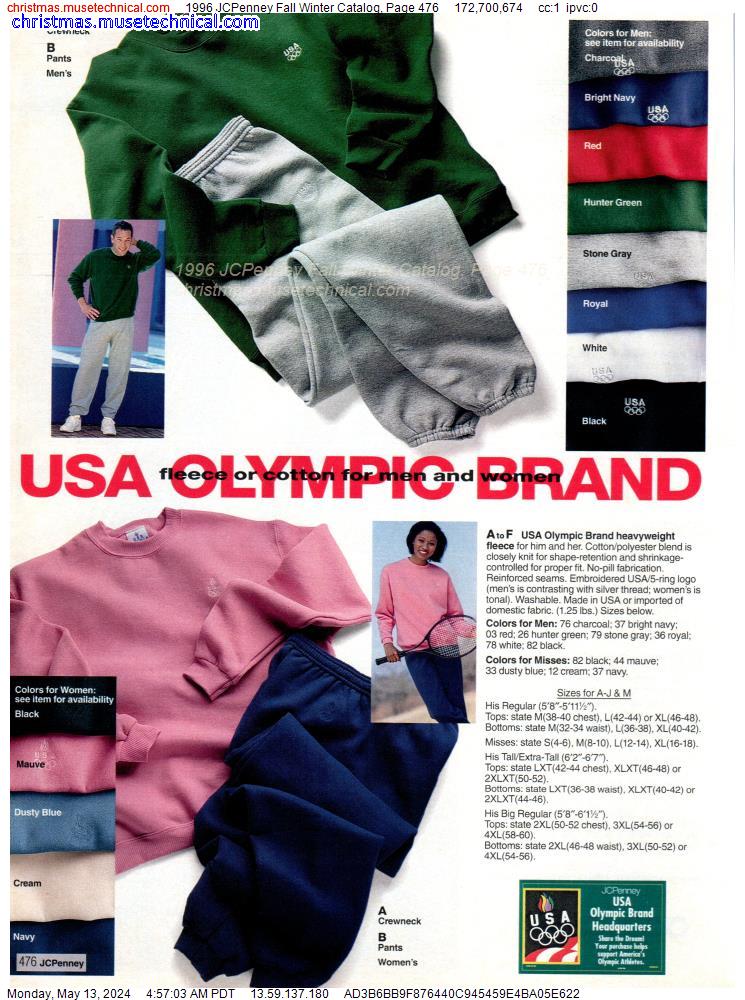 1996 JCPenney Fall Winter Catalog, Page 476