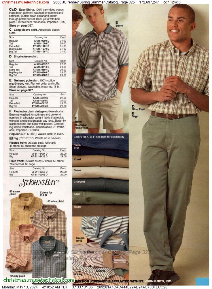 2000 JCPenney Spring Summer Catalog, Page 325