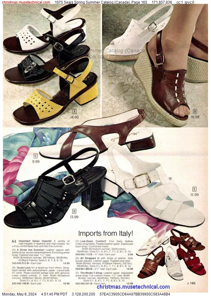 1975 Sears Spring Summer Catalog (Canada), Page 165