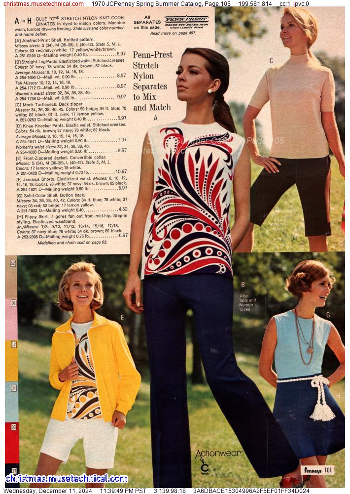 1970 JCPenney Spring Summer Catalog, Page 105